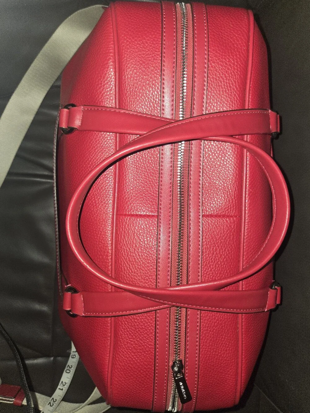 Michael Kors Hot Pink Leather Duffel Bag